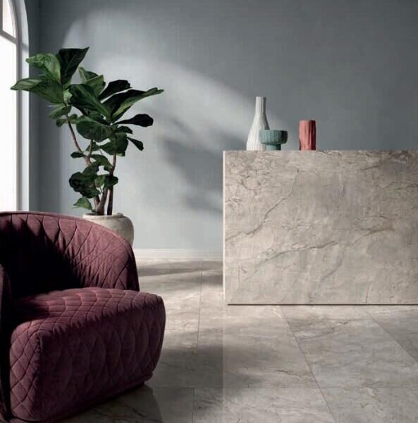 Гранитогрес Серия ELEMENTS LUX SILVER GREY