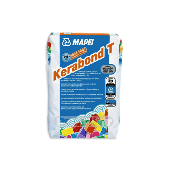Лепило за керамични плочки Kerabond T на циментова основа - 25 kg